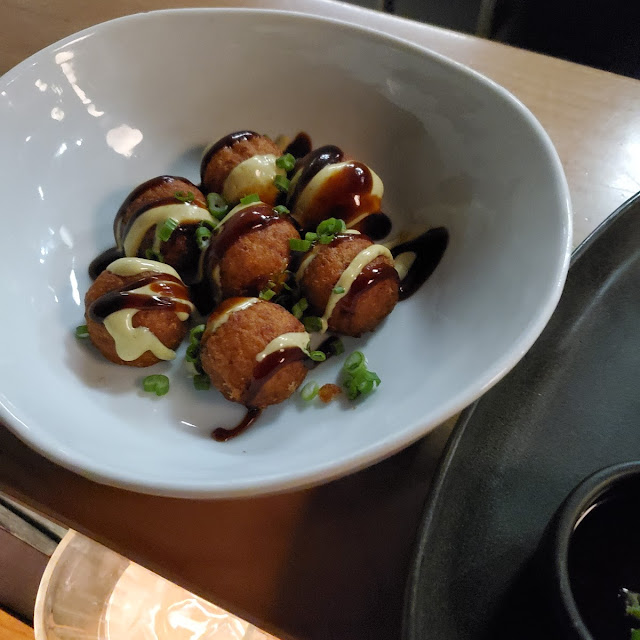 Takoyaki with Bonito Flakes