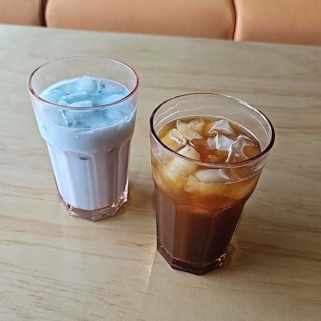 Spicy Blue Icy & Lychee Iced Americano