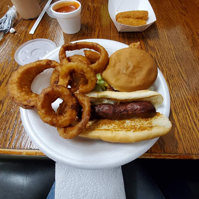 Hotdog Hamburger Onion Rings