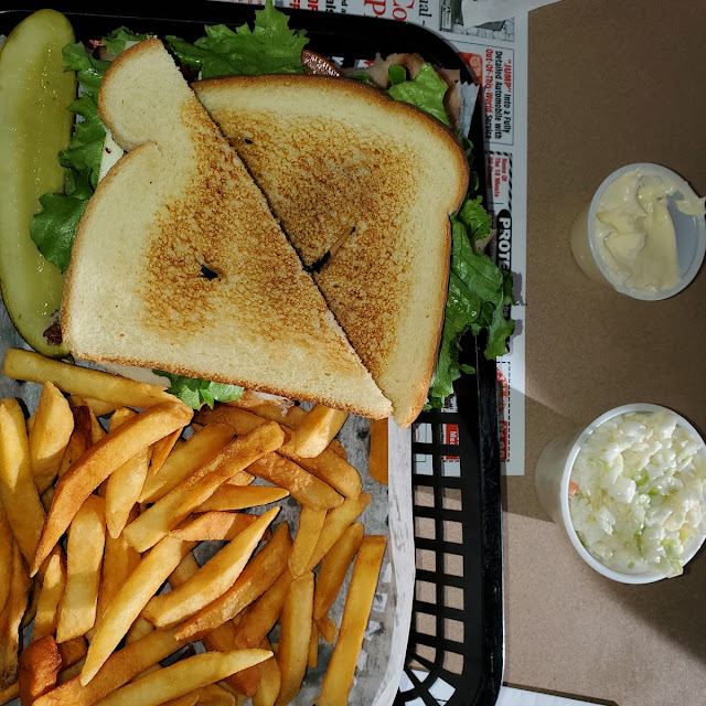 Club Sandwich with French Fries