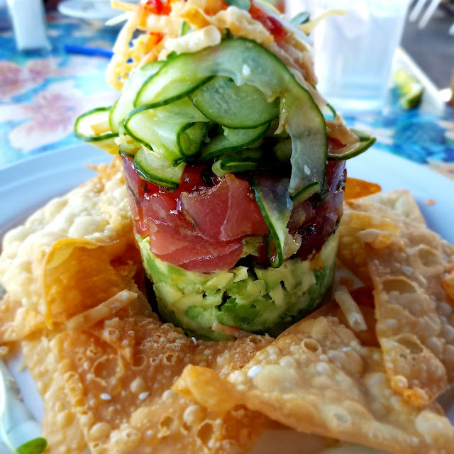 Tuna Poke Nachos