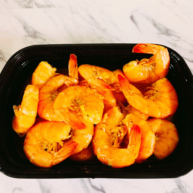 With Shell Steam Shrimp