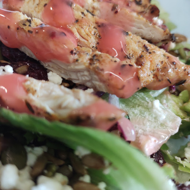 Summer Salad with Raspberry Vinaigrette