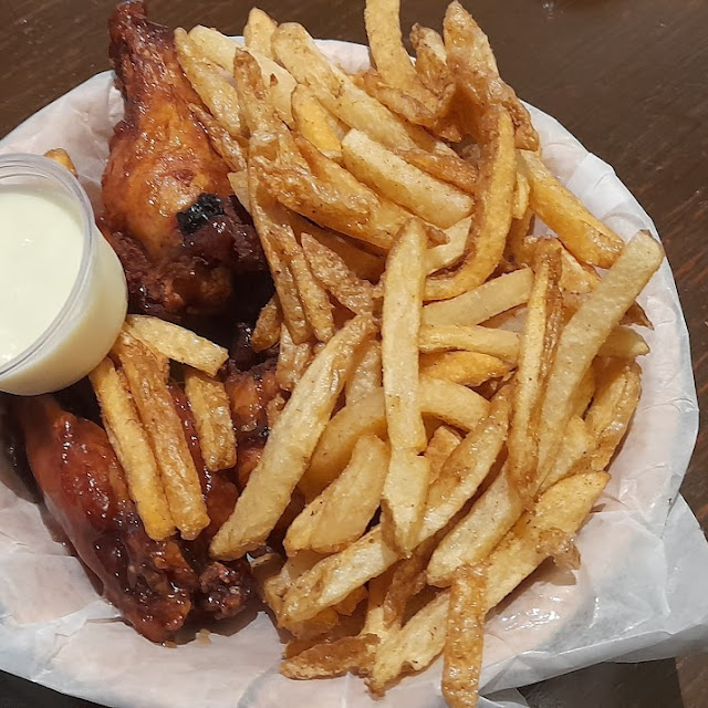 Chicken Wings and Fries