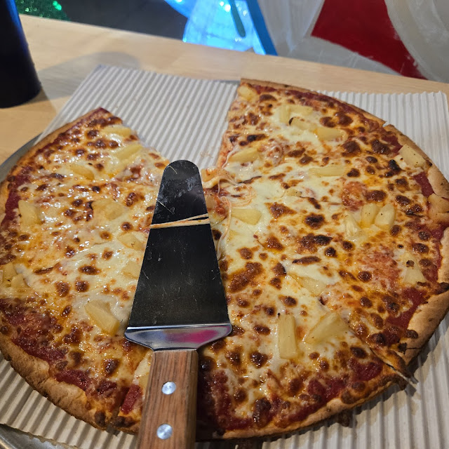 Pepperoni and Pineapple Pizza