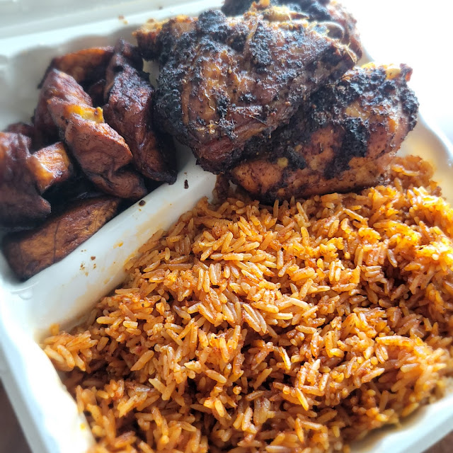 Grilled Chicken & Jollof
