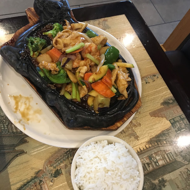 Seafood Combination Teriyaki and Black Pepper
