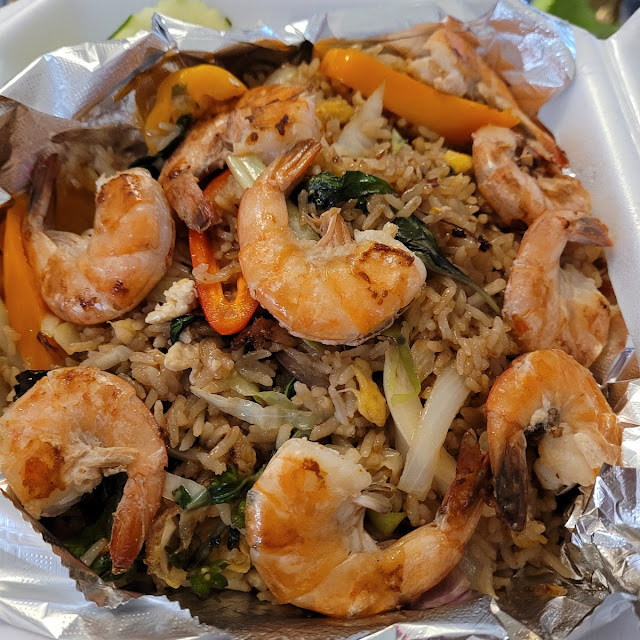 Basil Fried Rice with Shrimp