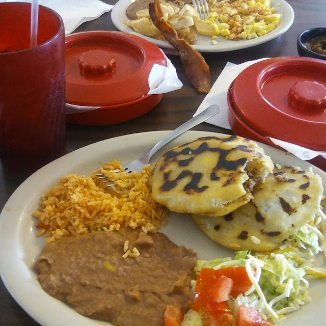 Beef Gorditas West Rice and Beans