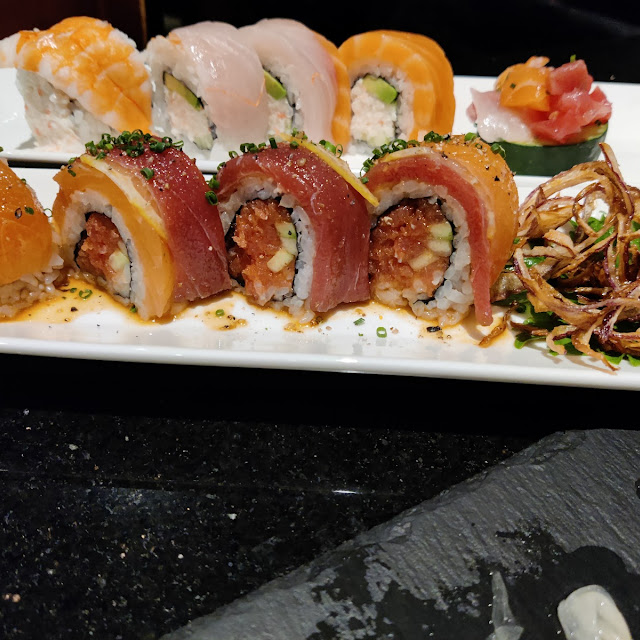 3 Amigos Roll and Rainbow Roll
