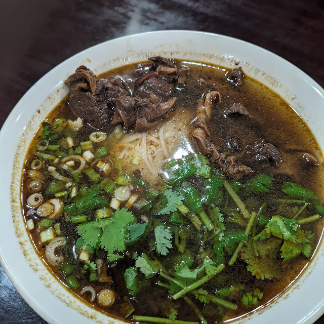 Crossing the Bridge Rice Noodles with Beef Lamb Piece